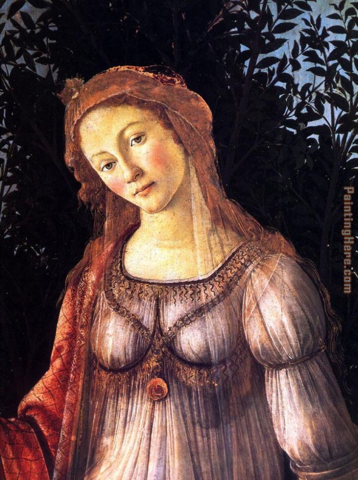 Sandro Botticelli Allegory of Spring detail